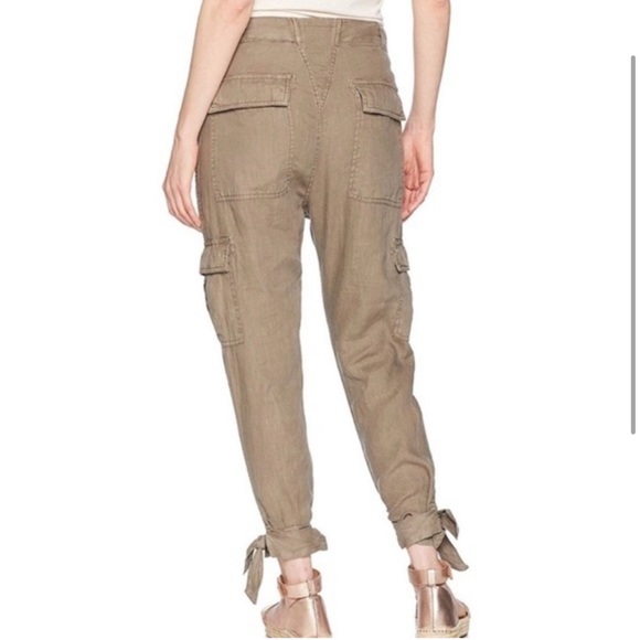 JOIE | ERLETTE LINEN CARGO PANTS NWT - Picture 2 of 5